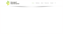 Desktop Screenshot of managedmaint.com